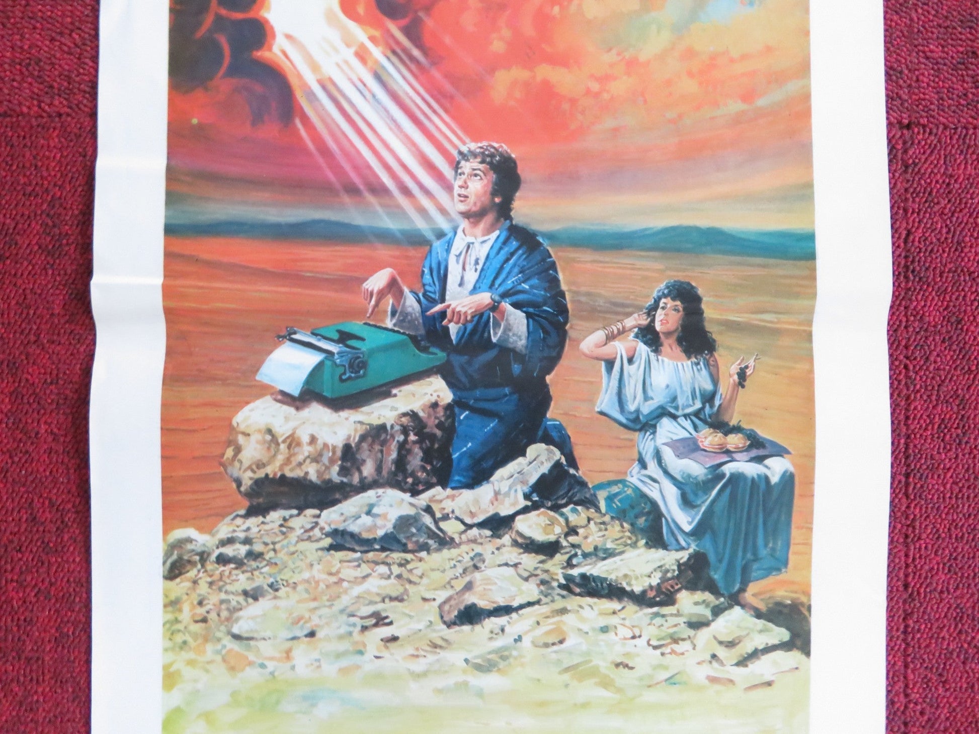 WHOLLY MOSES! ITALIAN LOCANDINA POSTER DUDLEY MOORE LARAINE NEWMAN 1980 Rendezvous Cinema Movie posters