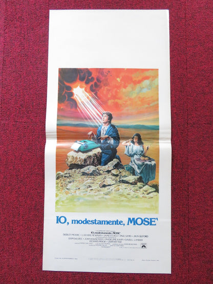 WHOLLY MOSES ITALIAN LOCANDINA POSTER DUDLEY MOORE LARAINE NEWMAN 1980 Rendezvous Cinema Movie posters