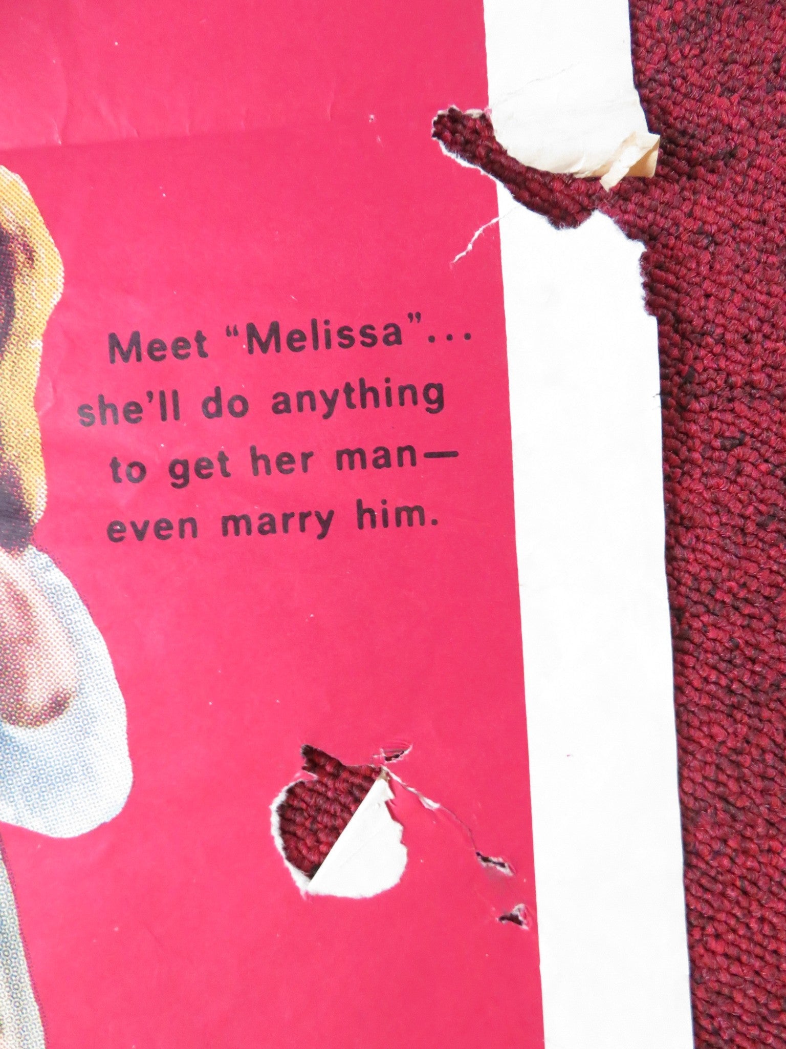 WHO'S BEEN SLEEPING IN MY BED? FOLDED US ONE SHEET POSTER DEAN MARTIN 1963 Rendezvous Cinema Movie posters