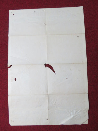 WHO'S BEEN SLEEPING IN MY BED? FOLDED US ONE SHEET POSTER DEAN MARTIN 1963 Rendezvous Cinema Movie posters