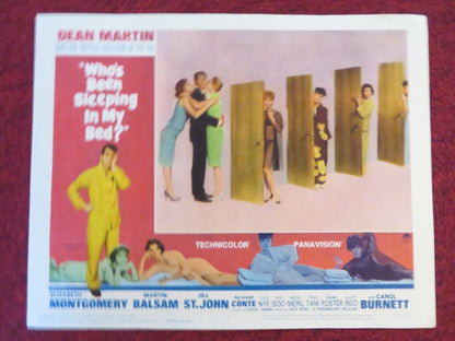WHO'S BEEN SLEEPING IN MY BED? US LOBBY CARD FULL SET DEAN MARTIN ELIZABETH 1963 Rendezvous Cinema Movie posters