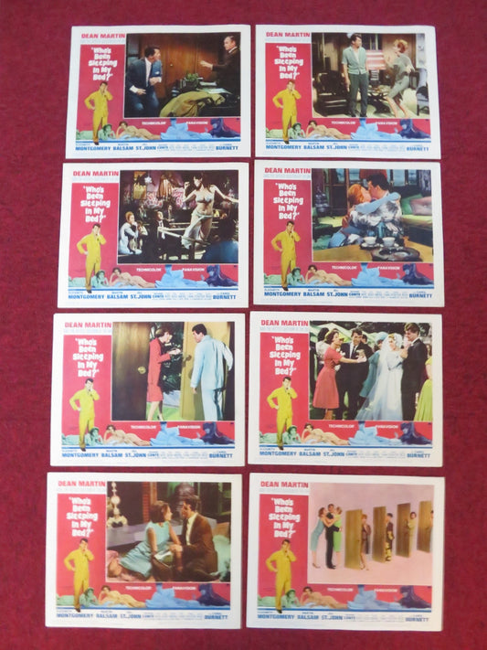 WHO'S BEEN SLEEPING IN MY BED? US LOBBY CARD FULL SET DEAN MARTIN ELIZABETH 1963 Rendezvous Cinema Movie posters