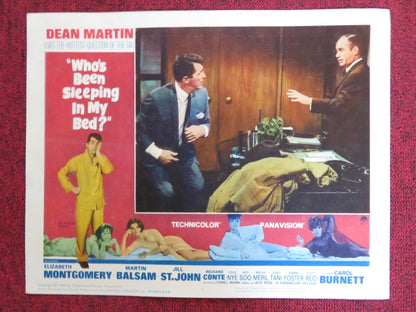 WHO'S BEEN SLEEPING IN MY BED? US LOBBY CARD FULL SET DEAN MARTIN ELIZABETH 1963 Rendezvous Cinema Movie posters