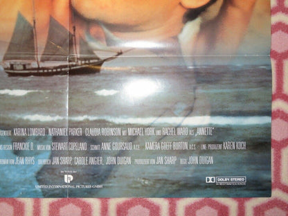 WIDE SARGASSO SEA GERMAN A1 (33"x 23") POSTER CHARLOTTE BRONTE RACHEL WARD 1993 Movie posters