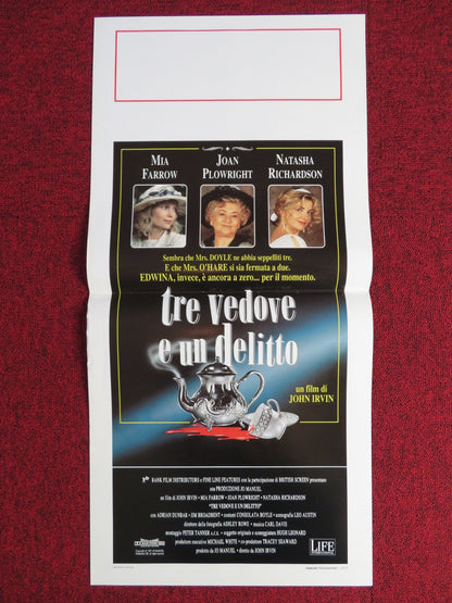 WIDOW'S PEAK ITALIAN LOCANDINA POSTER MIA FARROW JOAN PLOWRIGHT 1994 Rendezvous Cinema Movie posters