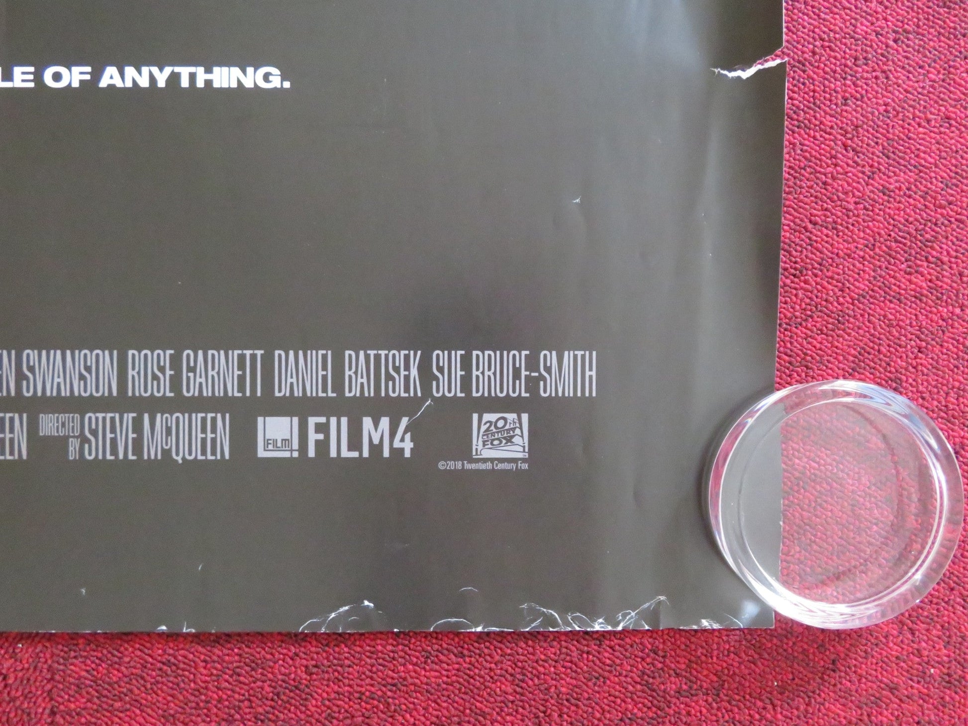 WIDOWS UK QUAD (30"x 40") ROLLED POSTER VIOLA DAVIS LIAM NEESON 2018 Rendezvous Cinema Movie posters