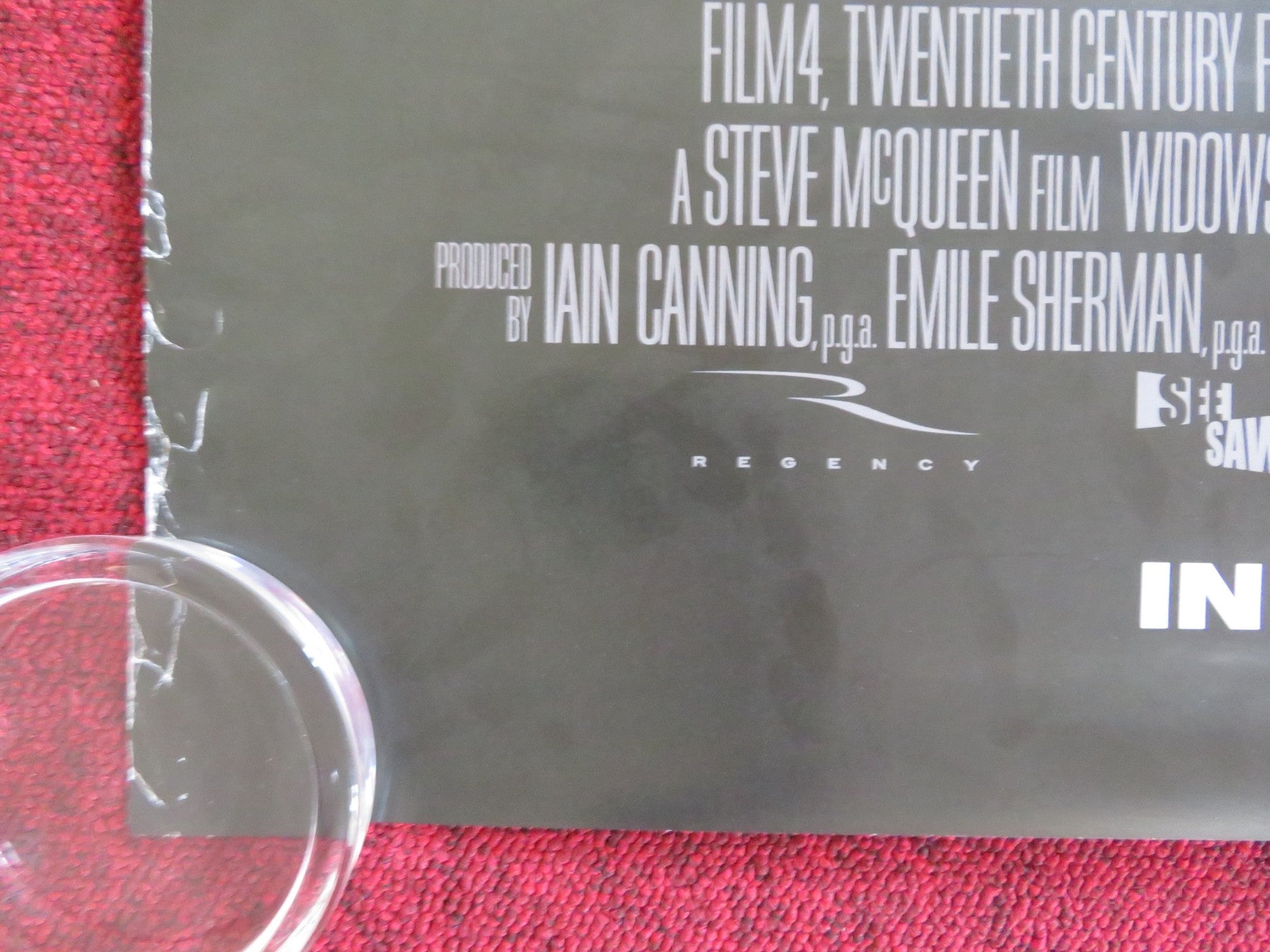 WIDOWS US ONE SHEET ROLLED POSTER LIAM NEESON VIOLA DAVIS 2018 Rendezvous Cinema Movie posters