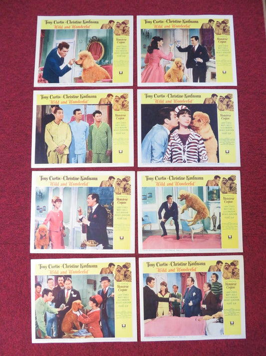 WILD AND WONDERFUL US LOBBY CARD FULL SET TONY CURTIS CHRISTINE KAUFMANN 1964 Rendezvous Cinema Movie posters