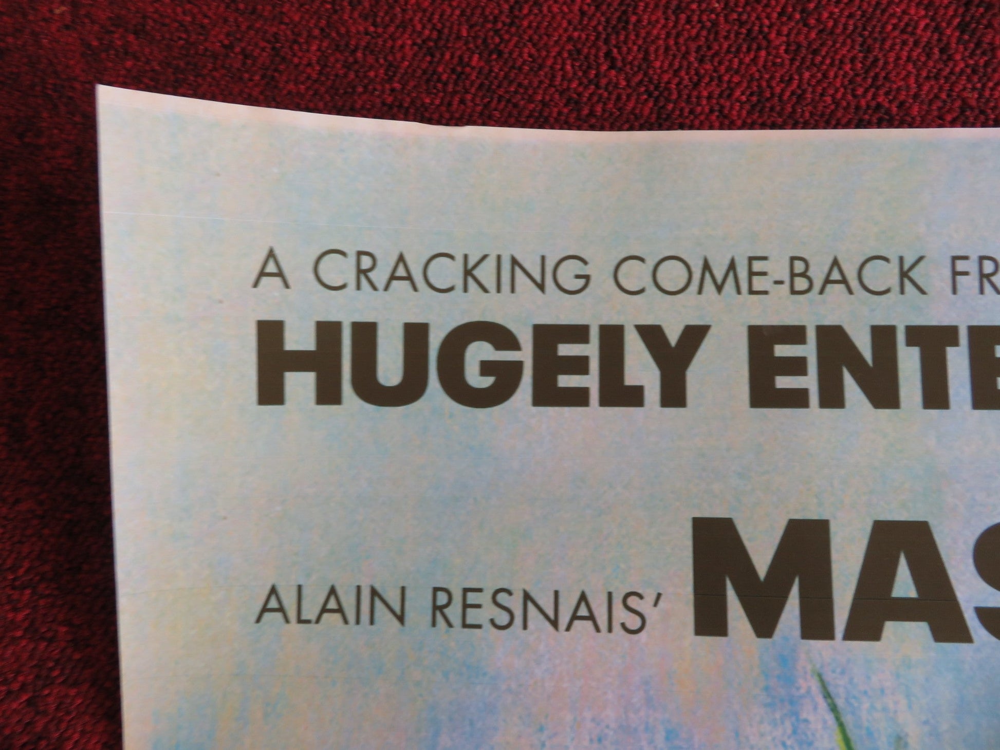 WILD GRASS UK QUAD (30"x 40") ROLLED POSTER SABINE AZEMA ANDRE DUSSOLLIER 2009 Rendezvous Cinema Movie posters