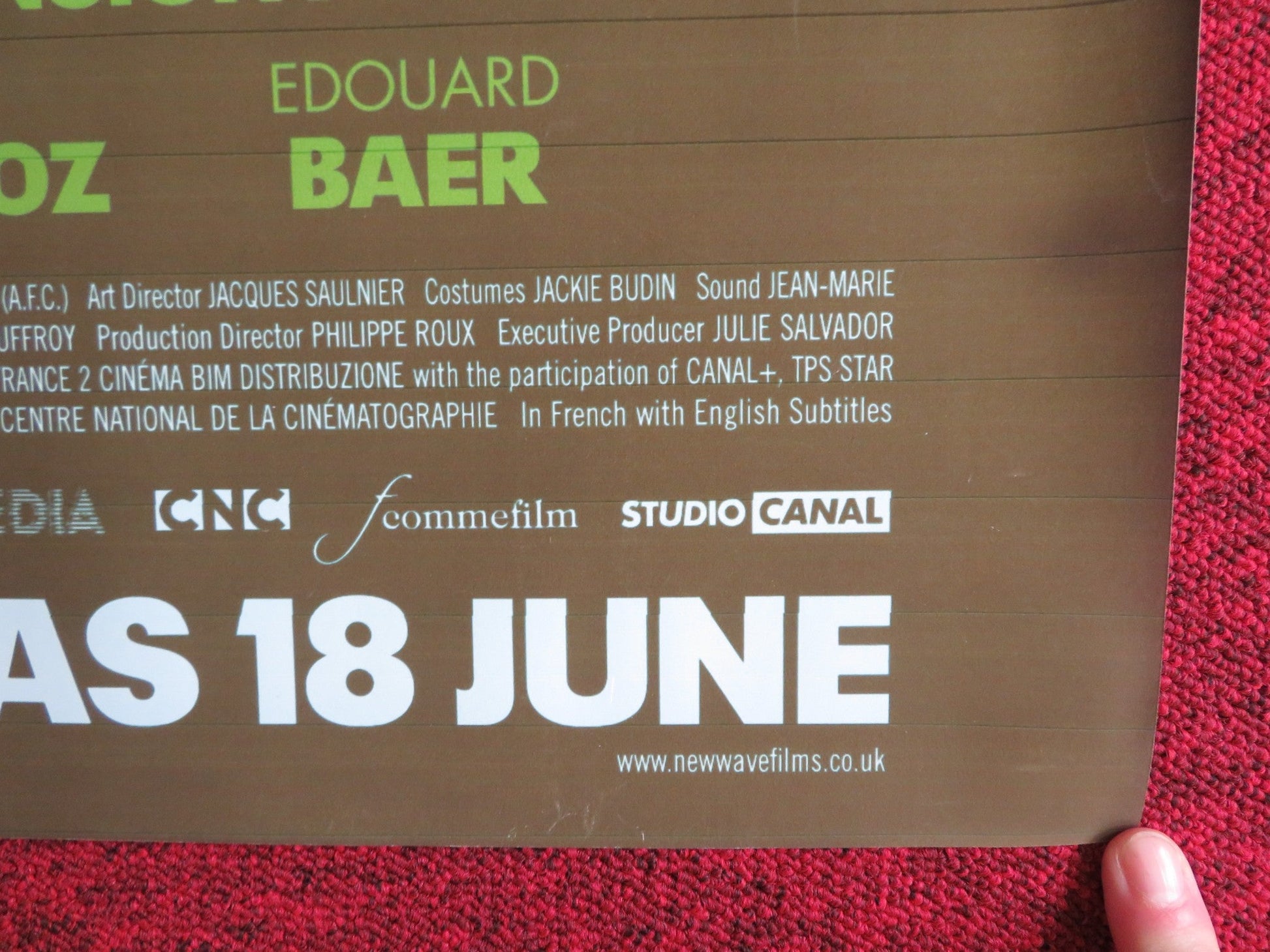 WILD GRASS UK QUAD (30"x 40") ROLLED POSTER SABINE AZEMA ANDRE DUSSOLLIER 2009 Rendezvous Cinema Movie posters