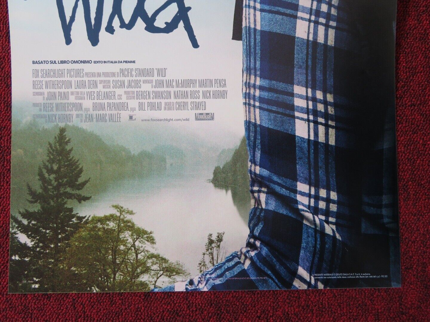 WILD ITALIAN LOCANDINA (27"x13") POSTER REECE WITHERSPOON LAURA DERN 2014 Movie posters