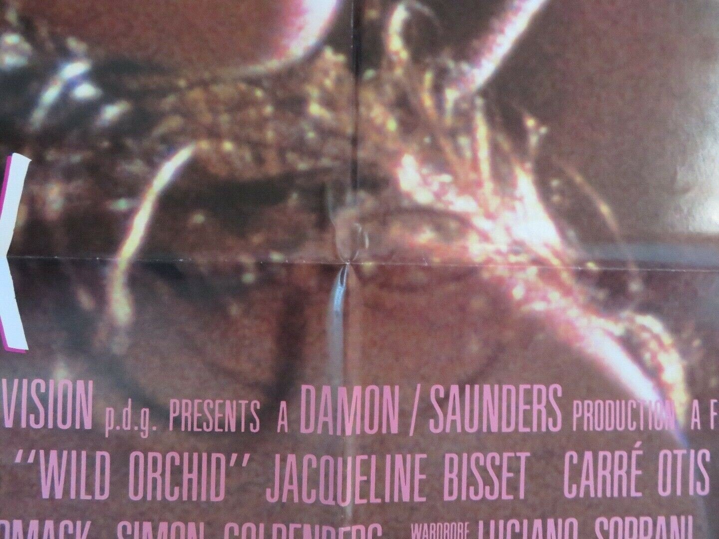 WILD ORCHID US ONE SHEET POSTER MICKEY ROUKE JACQUELINE BISSET 1989 Movie posters