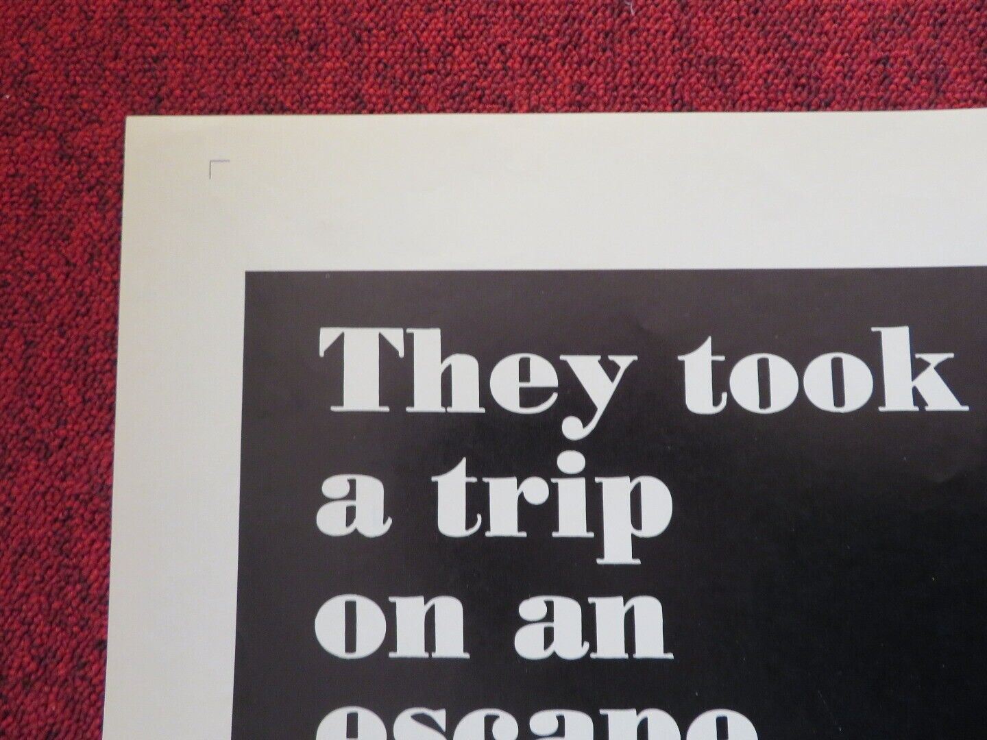 WILD RIDERS FOLDED US ONE SHEET POSTER ALEX ROCCO ELIZABETH KNOWLES 1971 Movie posters