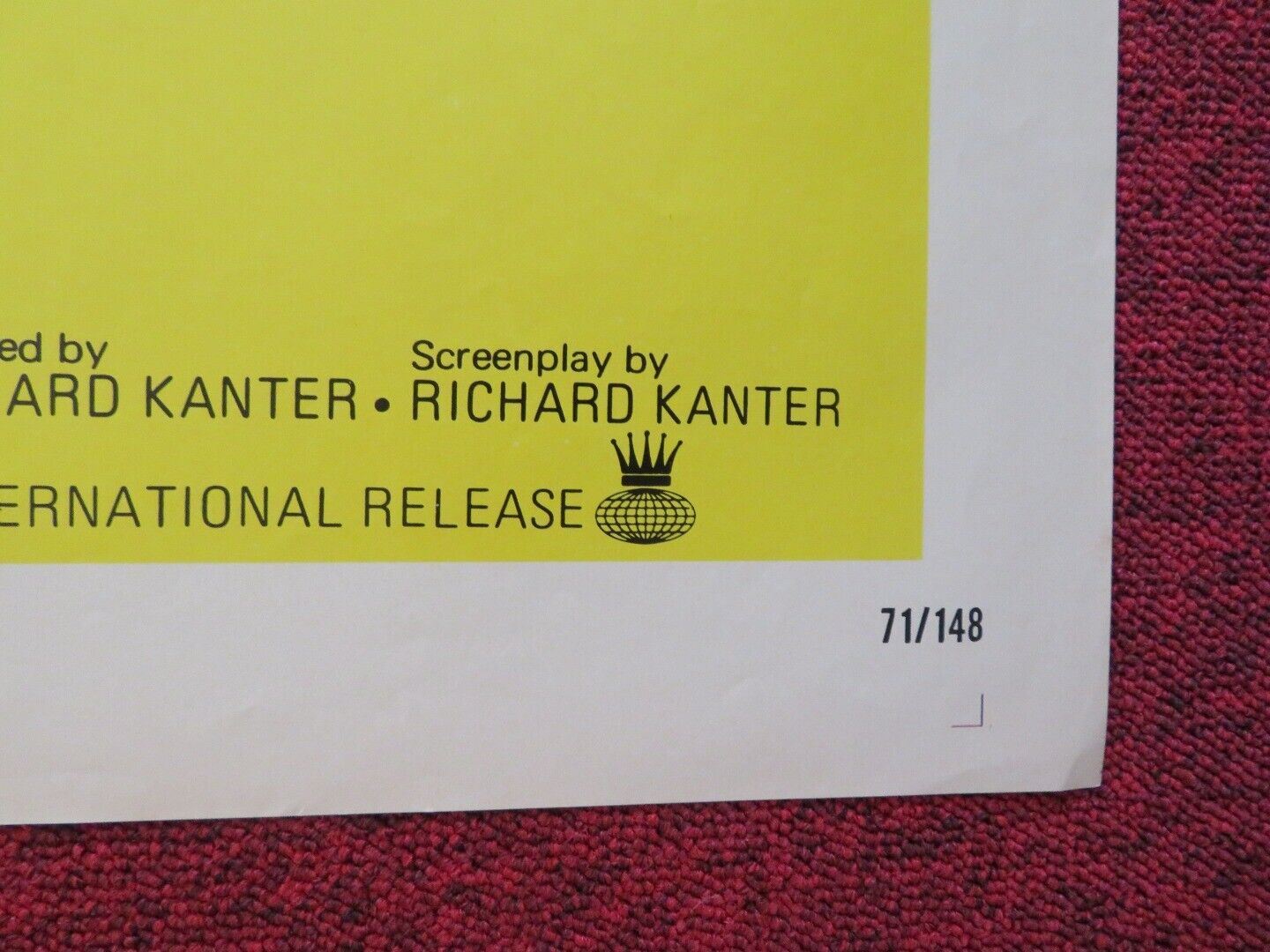 WILD RIDERS FOLDED US ONE SHEET POSTER ALEX ROCCO ELIZABETH KNOWLES 1971 Movie posters