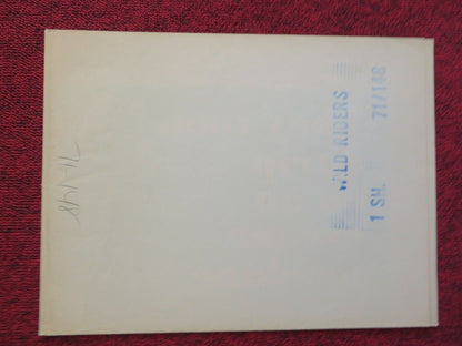 WILD RIDERS FOLDED US ONE SHEET POSTER ALEX ROCCO ELIZABETH KNOWLES 1971 Movie posters