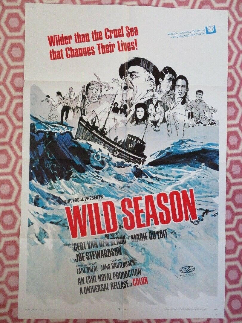 WILD SEASON US ONE SHEET POSTER MARIE DU TOIT EMMIL NOFAL 1968 Rendezvous Cinema Movie posters