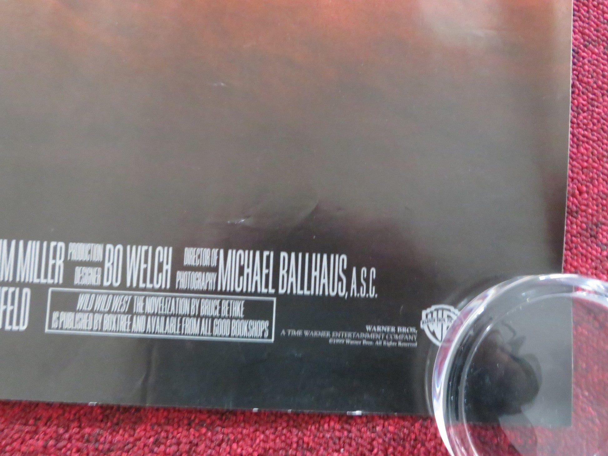 WILD WILD WEST UK QUAD (30"x 40") ROLLED POSTER WILL SMITH KEVIN KLINE 1999 Rendezvous Cinema Movie posters