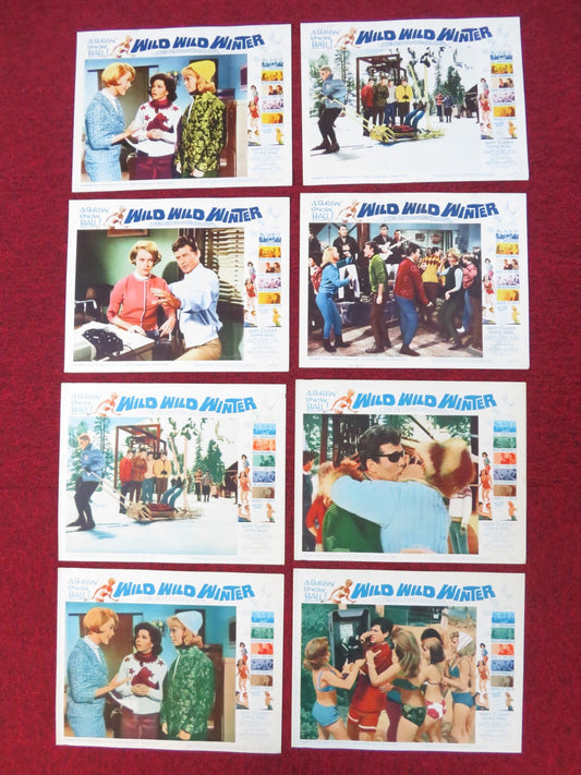 WILD WILD WINTER US LOBBY CARD FULL SET GARY CLARKE CHRIS NOEL 1966 Rendezvous Cinema Movie posters