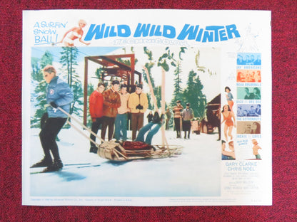 WILD WILD WINTER US LOBBY CARD FULL SET GARY CLARKE CHRIS NOEL 1966 Rendezvous Cinema Movie posters