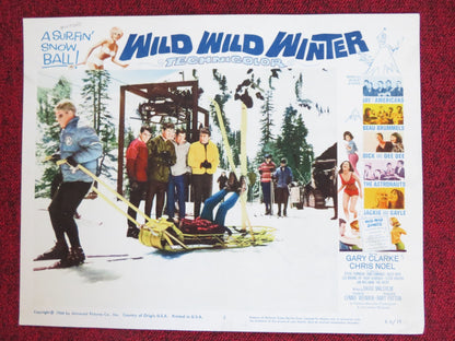 WILD WILD WINTER US LOBBY CARD FULL SET GARY CLARKE CHRIS NOEL 1966 Rendezvous Cinema Movie posters
