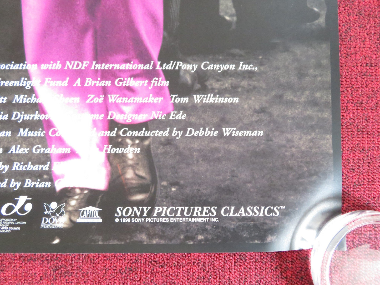 WILDE US ONE SHEET ROLLED POSTER STEPHEN FRY JUDE LAW 1997 Rendezvous Cinema Movie posters