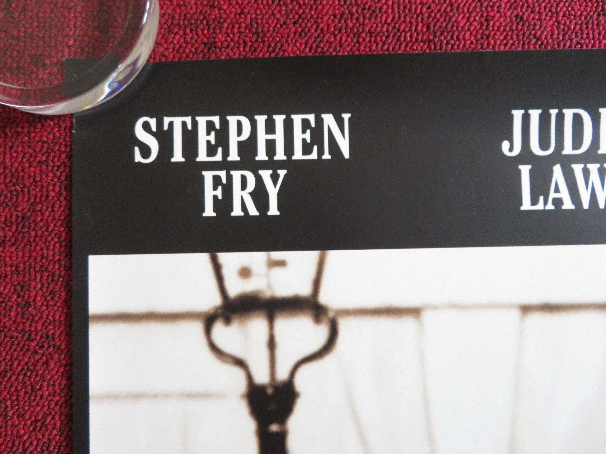 WILDE US ONE SHEET ROLLED POSTER STEPHEN FRY JUDE LAW 1997 Rendezvous Cinema Movie posters