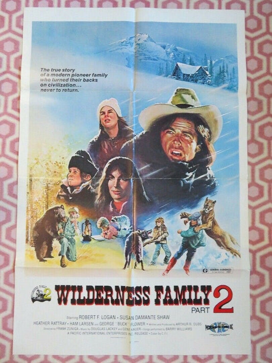 WILDERNESS FAMILY PART 2 US ONE SHEET POSTER ROBERT F.LOGAN 1978 Movie posters