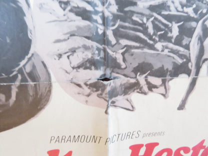 WILL PENNY FOLDED US ONE SHEET POSTER CHARLTON HESTON JOAN HACKETT 1967 Rendezvous Cinema Movie posters