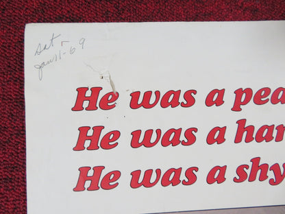 WILL PENNY FOLDED US ONE SHEET POSTER CHARLTON HESTON JOAN HACKETT 1967 Rendezvous Cinema Movie posters