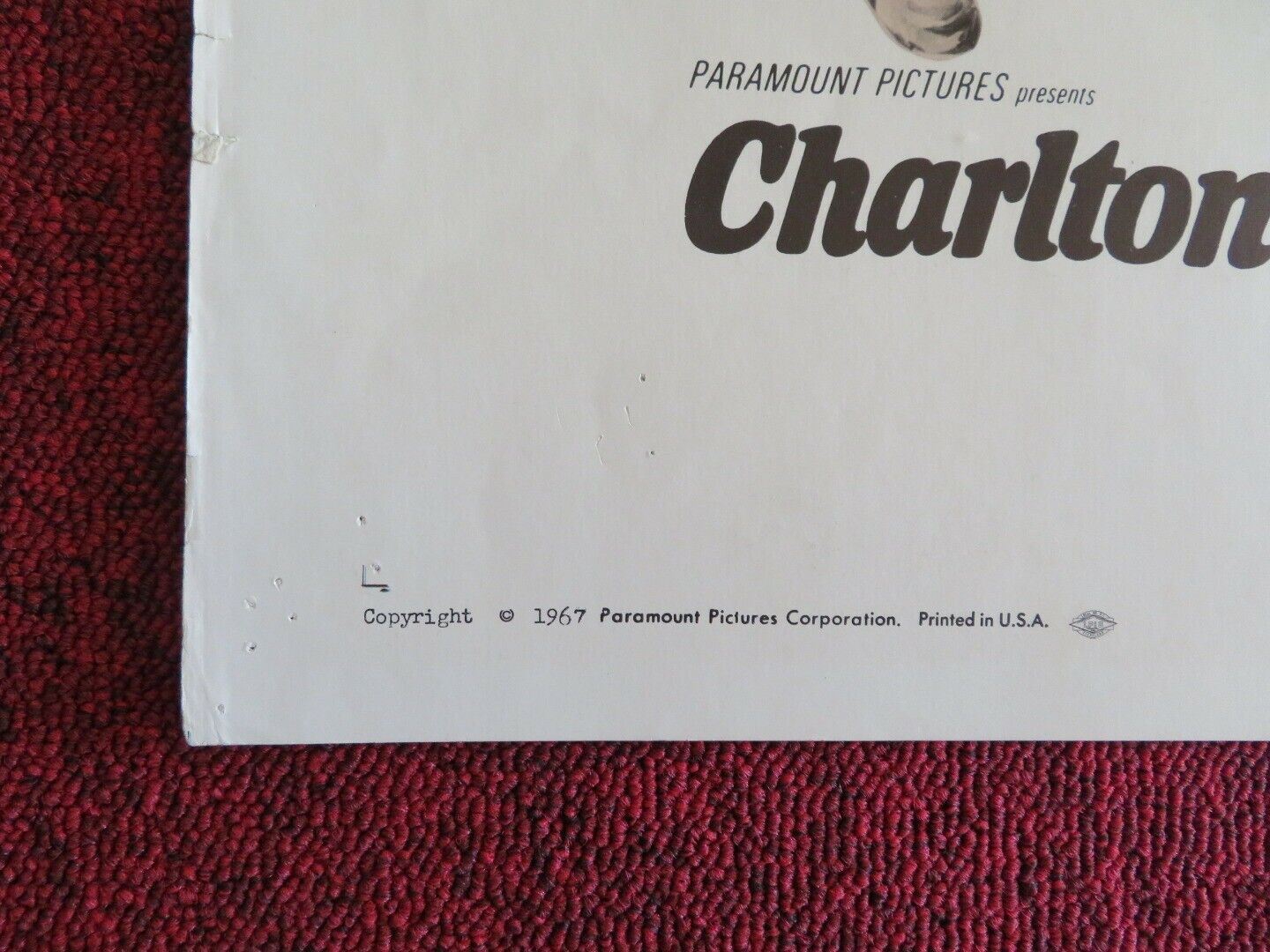 WILL PENNY US HALF SHEET (22"x 28") POSTER CHARLTON HESTON JOAN HACKETT 1967 Movie posters