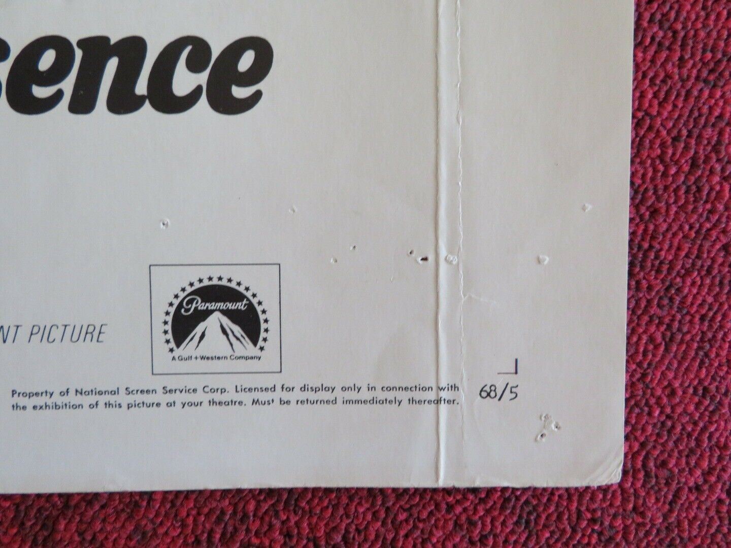 WILL PENNY US HALF SHEET (22"x 28") POSTER CHARLTON HESTON JOAN HACKETT 1967 Movie posters