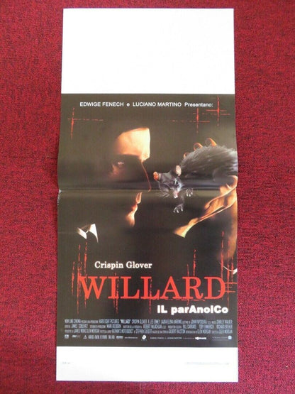 WILLARD ITALIAN LOCANDINA (27.5"x12.5") POSTER CRISPIN GLOVER 2003 - Rendezvous Cinema