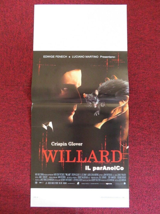 WILLARD ITALIAN LOCANDINA (27.5"x12.5") POSTER CRISPIN GLOVER 2003 - Rendezvous Cinema