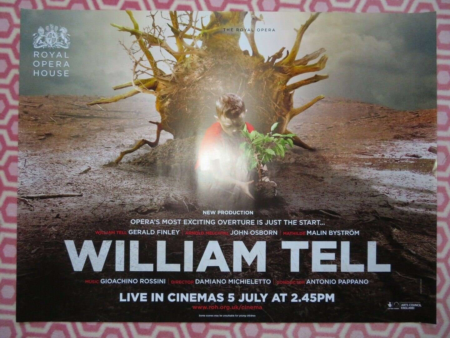 WILLIAM TELL QUAD (30"x 40") ROLLED POSTER THE ROYAL OPERA HOUSE LIVE 2015 Rendezvous Cinema Movie posters