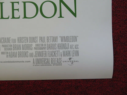 WIMBLEDON US ONE SHEET ROLLED POSTER KIRSTEN DUNST PAUL BETTANY 2004 Movie posters