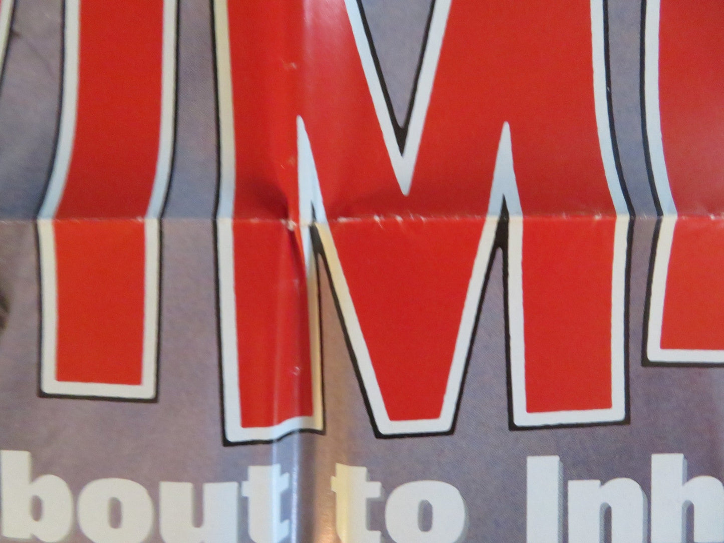 WIMPS FOLDED US ONE SHEET POSTER LOUIE BONANNO TRACEY ADAMS 1986 Rendezvous Cinema Movie posters