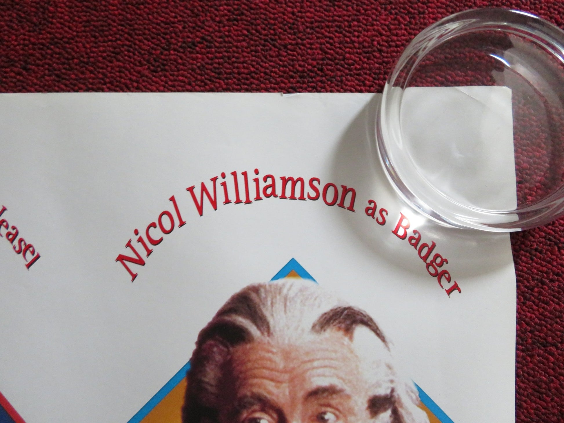 WIND IN THE WILLOWS UK QUAD (30"x 40") ROLLED POSTER TERRY JONES COOGAN 1996 Rendezvous Cinema Movie posters