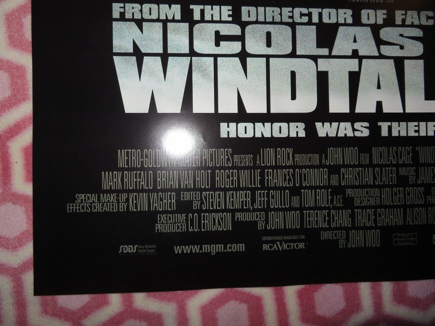 WIND TALKERS - B US ONE SHEET ROLLED POSTER NICOLAS CAGE 2002 Movie posters