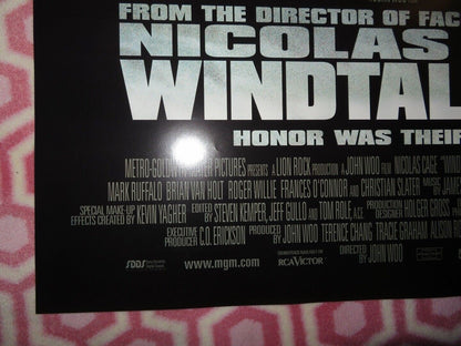 WIND TALKERS - B US ONE SHEET ROLLED POSTER NICOLAS CAGE 2002 Movie posters