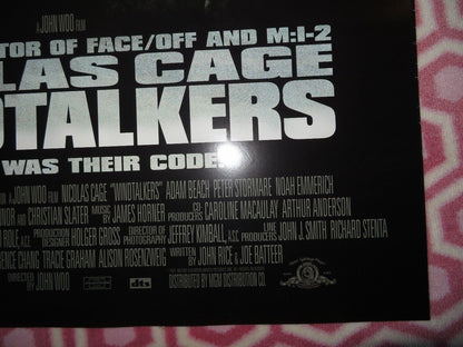 WIND TALKERS - B US ONE SHEET ROLLED POSTER NICOLAS CAGE 2002 Movie posters