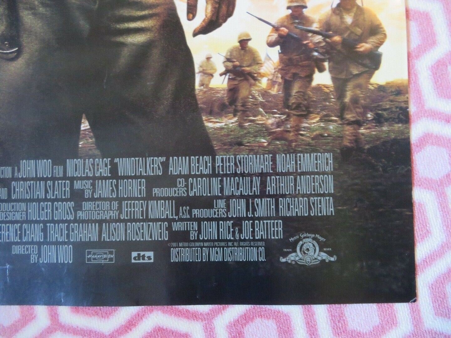 WIND TALKERS US ONE SHEET ROLLED POSTER NICOLAS CAGE 2002 Movie posters