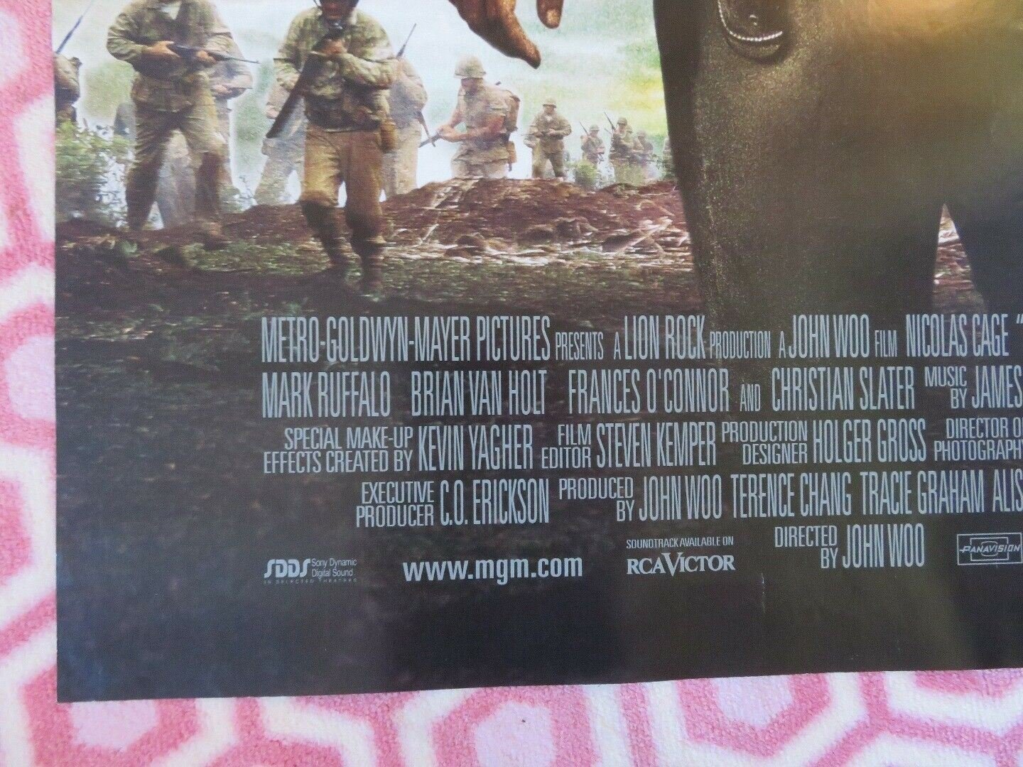 WIND TALKERS US ONE SHEET ROLLED POSTER NICOLAS CAGE 2002 Movie posters