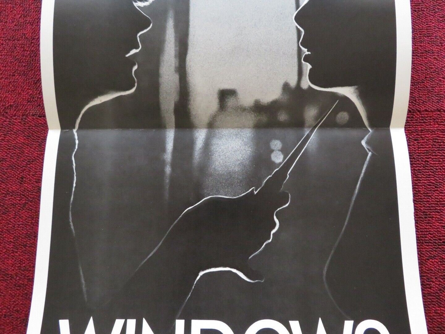 WINDOWS - STYLE A FOLDED US INSERT (14"x 36") POSTER TALIA SHIRE J. CORTESE 1980 Movie posters
