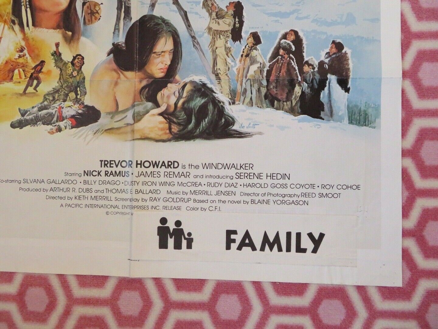 WINDWALKER US ONE SHEET POSTER NICK RAMUS JAMES REMAR SERENE HEDIN Rendezvous Cinema Movie posters