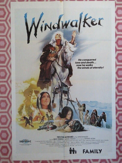 WINDWALKER US ONE SHEET POSTER NICK RAMUS JAMES REMAR SERENE HEDIN Rendezvous Cinema Movie posters
