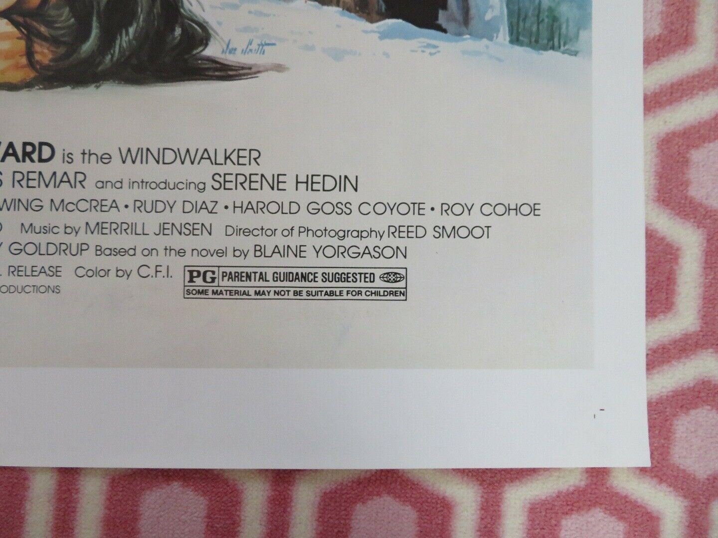 WINDWALKER US ONE SHEET POSTER NICK RAMUS SERENE HEDIN 1980 Rendezvous Cinema Movie posters