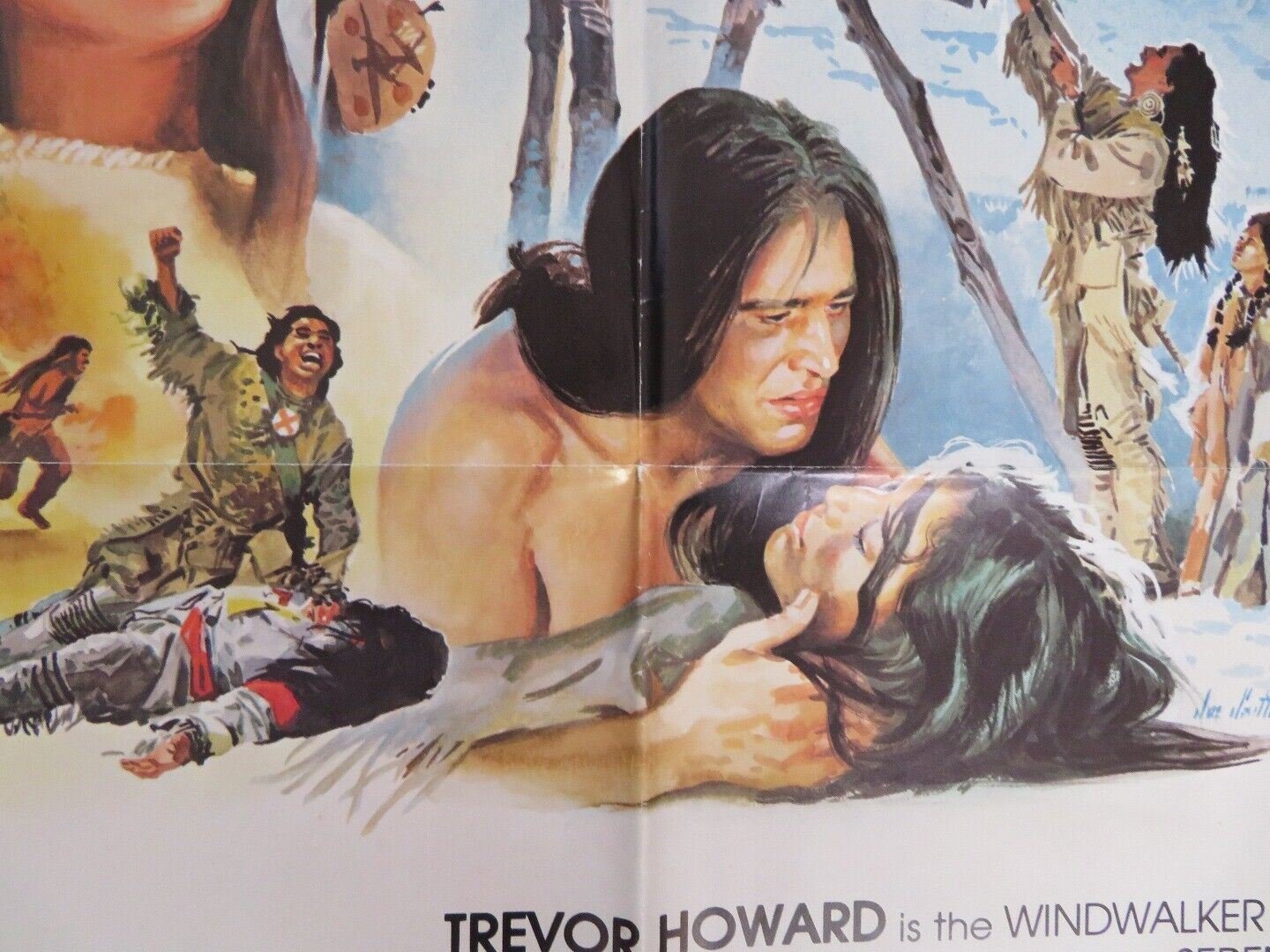 WINDWALKER US ONE SHEET POSTER NICK RAMUS SERENE HEDIN 1980 Rendezvous Cinema Movie posters