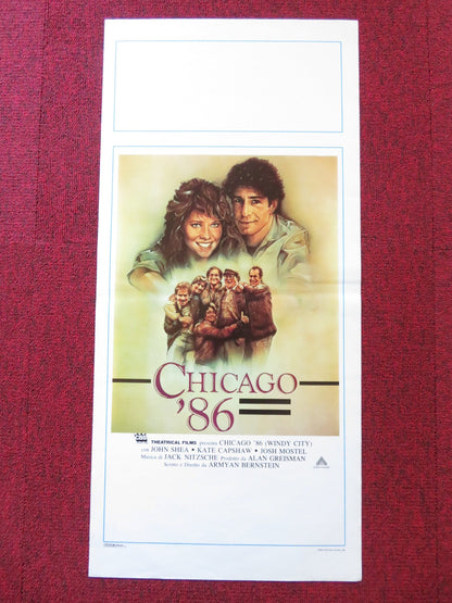 WINDY CITY ITALIAN LOCANDINA POSTER JOHN SHEA KATE CAPSHAW 1986 Rendezvous Cinema Movie posters