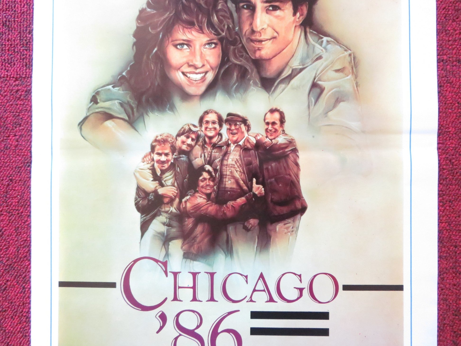 WINDY CITY ITALIAN LOCANDINA POSTER JOHN SHEA KATE CAPSHAW 1986 Rendezvous Cinema Movie posters