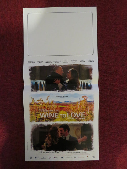 WINE TO LOVE ITALIAN LOCANDINA POSTER JANE ALEXANDER TEODOSIO BARRESI 2018 Rendezvous Cinema Movie posters